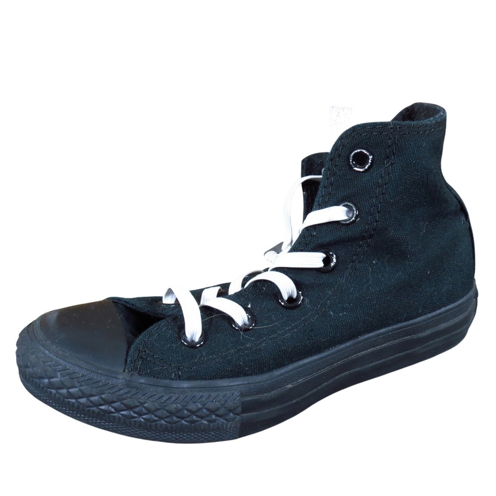Converse Hi-Top Toddler Boys Casual Sneakers Size 12C Black Canvas Shoes